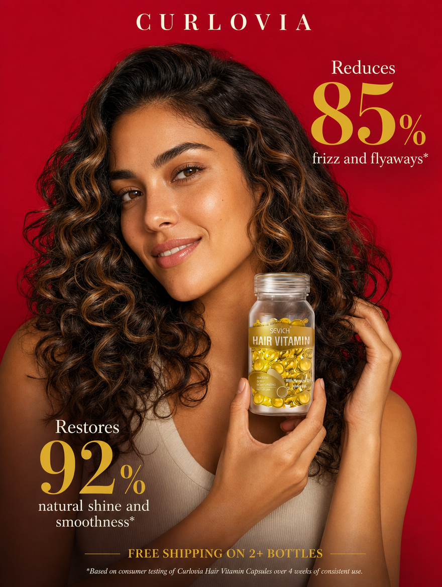Hair Capsules Frizz-Smoothing Treatment for Wavy & Curly Hair
